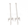 Rack Plating Alloy Big Pendants PALLOY-E025-32P-1