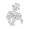 Long-Lasting Plated Brass Filigree Pendants KK-K336-40P-1