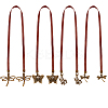 Cowhide Leather Bookmarks AJEW-PH01566-7