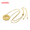 Brass Micro Pave Grade AAA Cubic Zirconia Pendants ZIRC-P030-06P-NR-2