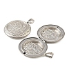316 Stainless Steel Locket Pendants STAS-K321-18P-2