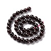 Natural Garnet Round Beads Strands LS-G-A025-02-3