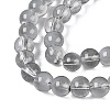 Transparent Glass Imitation Cat Eye Beads Strands GLAA-Q110-01B-02-3