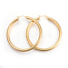 201 Stainless Steel Big Hoop Earrings LS-EJEW-A052-19D-G-1