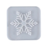 Christmas Snowflake Cup Mat Silicone Molds X-DIY-K017-13-6