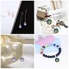 36Pcs 6 Colors Light Gold Alloy Resin Charms PALLOY-PH0001-82LG-5