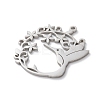 Anti-Tarnish 304 Stainless Steel Pendants STAS-S149-07P-2