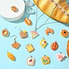 15Pcs 15 Styles Opaque Resin Pendants FIND-YW0005-78-5