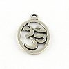 Tibetan Style Alloy Pendants TIBEP-S293-022AS-FF-1