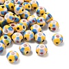 Handmade Porcelain European Beads PORC-C009-01A-1
