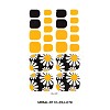 Full-Cover Glitter Powder Toenail Wraps Stickers LS-MRMJ-R112-ZXJ-079-2