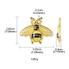 Transparent Acrylic Pendants TACR-YW0001-75-2