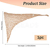 Polyester Women Crochet Beach Cover Up Sarong Wrap AJEW-WH20007-71-2