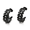 Leaf Wrap Stud Earrings EJEW-G293-03EB-1