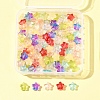 120Pcs 9 Colors Transparent Spray Painted Glass Beads GLAA-FS0002-13-7