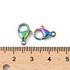 304 Stainless Steel Lobster Claw Clasps STAS-T065-12mm-34RC-3