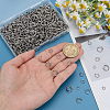 1200Pcs 6 Styles Tarnish Resistant 304 Stainless Steel Open Jump Rings STAS-ME0002-13-5
