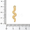 304 Stainless Steel Pendants STAS-I327-03G-02-3