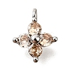 Brass Micro Pave Cubic Zirconia Pendants KK-D356-07I-P-1
