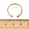 304 Stainless Steel Enamel Open Cuff Rings for Women RJEW-R012-05G-3