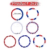 7Pcs 7 Style Handmade Polymer Clay Heishi Surfer Stretch Bracelets Set BJEW-SW00076-7