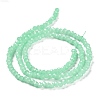 Baking Paint Imitation Jade Glass Bead Strands DGLA-A034-J2MM-A22-5