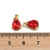 Brass Pave Cubic Zirconia Pendants KK-L240-05G-01-3