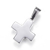 Tarnish Resistant 304 Stainless Steel Charms X-STAS-H329-99P-2
