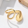 Brass Cuff Rings RJEW-C120-06G-2