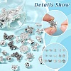 45Pcs 15 Styles Tibetan Style Alloy Beads FIND-YW0006-32-2