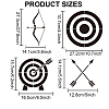 1 Set Archery PET Hollow Out Drawing Painting Stencils DIY-MA0004-37B-2