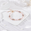 1Pc Acrylic & Cubic Zirconia Beads Slider Bracelets BJEW-LP0015-13-3