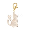 6Pcs Alloy Enamel Pendant Decoration HJEW-JM01014-3