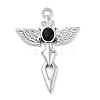 Cross Alloy Rhinestone Pendants FIND-U006-15P-02-1