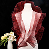 10 Yards Lucency Polyester Pleated Lace Trim OCOR-GF0004-74H-6