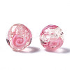 Handmade Luminous Inner Flower Lampwork Beads LAMP-TD001-8mm-03-01-4