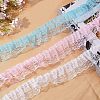 Polyester Lace Trim OCOR-WH0058-07B-5