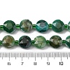 Dyed & Heated Natural Fire Crackle Agate Beads Strands G-C116-A177-01-5