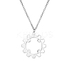 Non-Tarnish 304 Stainless Steel Pendant Necklaces KE9044-1-1
