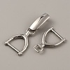 Zinc Alloy Fold Over Clasps FIND-WH0032-09P-2