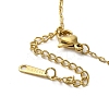 Brass Micro Pave Clear Cubic Zirconia Pendant Necklaces for Women NJEW-E106-08KCG-01-3