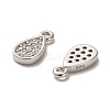 Rhodium Plated 925 Sterling Silver Pendant STER-H110-16P-2