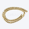Non-magnetic Synthetic Hematite Beads Strands G-P338-27A-6mm-G-2
