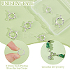 6Pcs 3 Styles 304 Stainless Steel Spring Ring Clasps FIND-UN0061-27-5