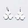 Eco-Friendly 316 Surgical Stainless Steel Micro Pave Cubic Zirconia Charms LS-RB-I078-79P-NR-2