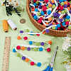 13M Polyester Pom Pom Ball Ribbon OCOR-ME0001-26-4