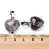 Natural Amethyst Pendants G-I358-A18-3