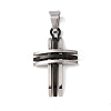 304 Stainless Steel Pendants STAS-H330-17BP-1