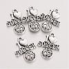 Tibetan Style Zinc Alloy Pendants TIBEP-R334-375AS-RS-1