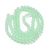Baking Paint Imitation Jade Glass Round Bead Strands X1-DGLA-Q021-8mm-22-4